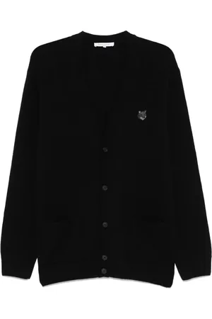 Maison Kitsuné Bold Fox Head-patch cardigan