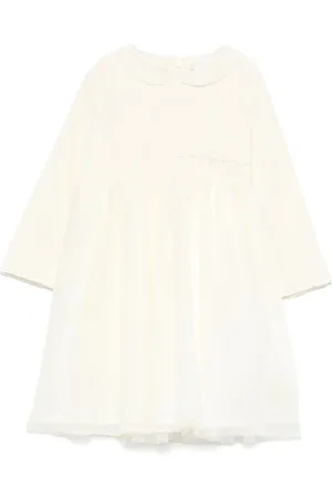 Il gufo Embroidered-logo dress
