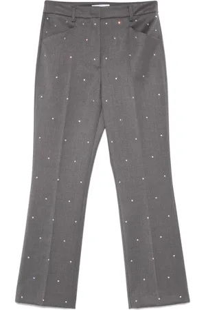 Manuel Ritz Rhinestone-embellished trousers