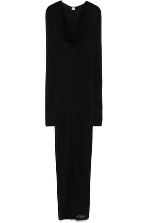 Totême Draped v-neck dress