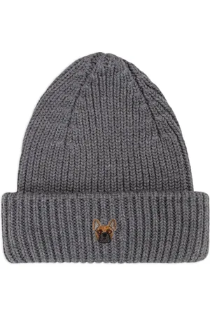 PELO FOUNDATION Bouledogue patch beanie