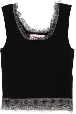Chiara Ferragni Logomania knitted top