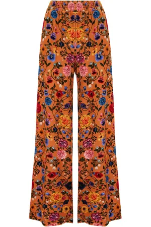 La DoubleJ Floral-print palazzo pants