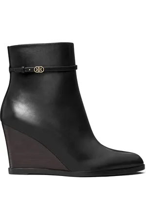 Tory Burch 85mm Double T wedge boots