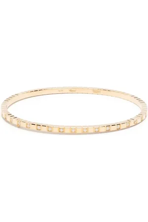 Chopard 18kt yellow Ice Cube diamond bangle