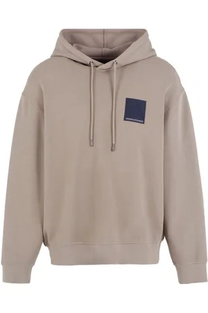 Armani Exchange Logo-patch hoodie