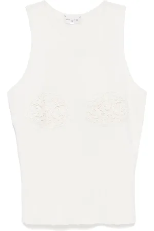 MAGDA BUTRYM Crochet-detailed top