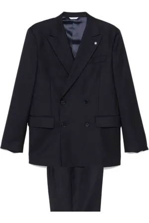 Manuel Ritz Houndstooth-pattern suit