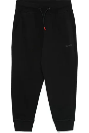 HUGO BOSS Logo-rubberised track pants