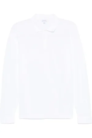 Sunspel Longsleeved piqu?? polo shirt
