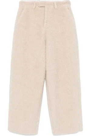 GIUSEPPE DI MORABITO Faux-shearling trousers