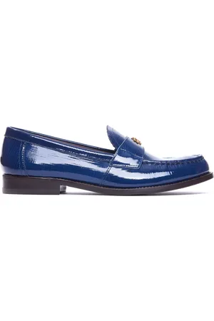 Tory Burch Logo-plaque leather loafers