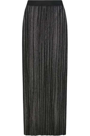ROSETTA GETTY Sheer plissé skirt