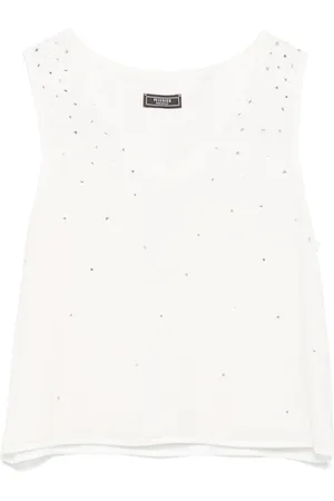 PESERICO SIGN Crystal-embellished top