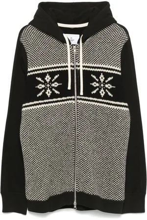 JUNYA WATANABE Intarsia-knit hoodie