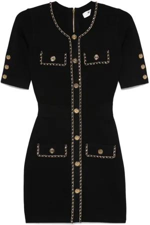 Elisabetta Franchi Chain-detail mini dress