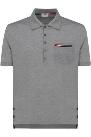 Thom Browne RWB stripe polo shirt