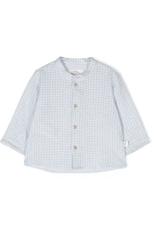 TEDDY & MINOU Grid-check shirt