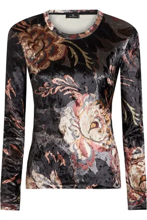 Etro Printed chenille T-shirt