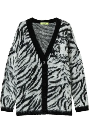 Twin-Set XMYFO animal print cardigan