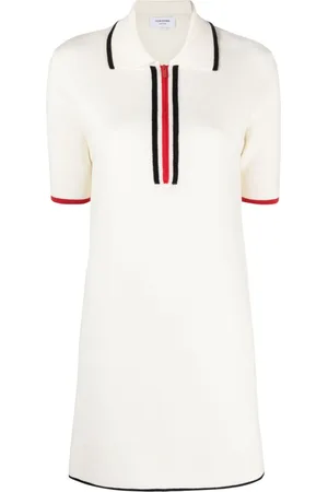 Thom Browne RWB-stripe virgin wool dress