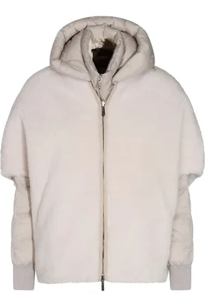 MOORER Layered puffer jacket