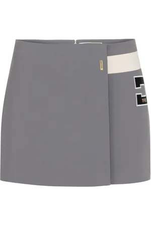 Elisabetta Franchi Logo-patch mini skirt