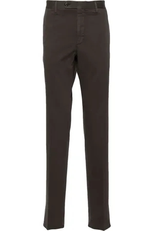 Incotex Tapered-leg cotton trousers