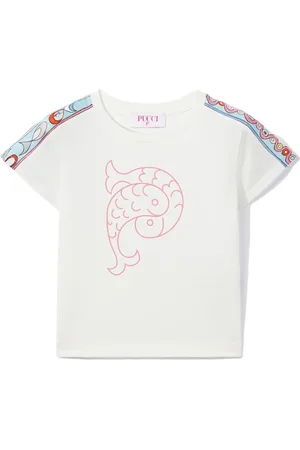 PUCCI Junior Logo-print cotton T-shirt