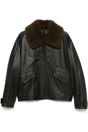 LEMAIRE Leather padded jacket