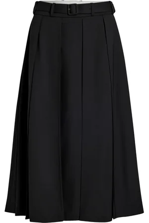 Patou Pleated midi skirt