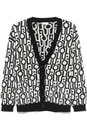 Liu Jo Logo-jacquard cardigan