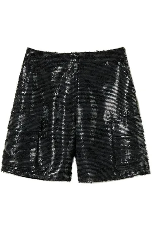 Twin-Set Sequin-embellished shorts