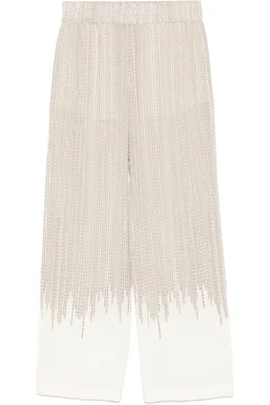 Victoria Beckham Geometric-pattern trousers