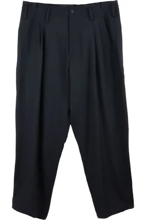 YOHJI YAMAMOTO Pleated tapered trousers