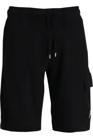 C.P. Company Lens-detail fleece track shorts