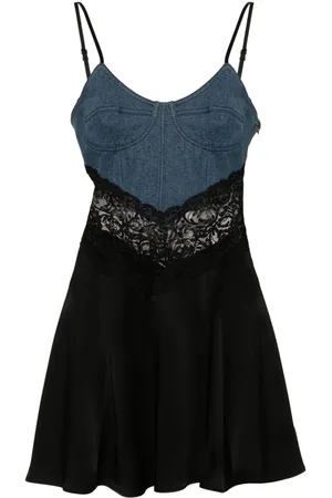 BLUMARINE Lace-trim mini dress