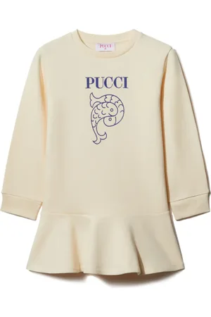 PUCCI Junior Logo-print cotton dress