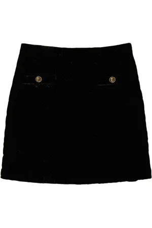 Twin-Set Logo-engraved mini skirt