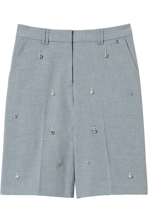 Twin-Set Crystal-embellished shorts