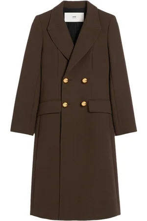 Ami Long sleeve fitted coat