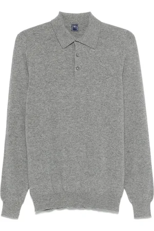FEDELI Cashmere polo shirt