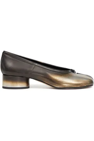 Maison Margiela Tabi 30mm leather ballerina shoes