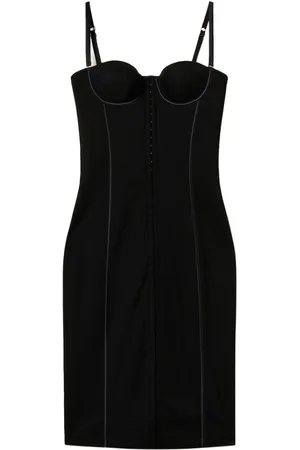 Twin-Set Hooked bustier midi dress