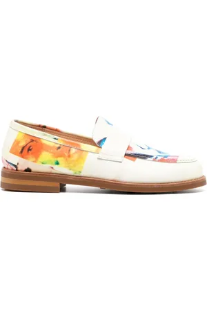 KIDSUPER STUDIOS Collage faces printed loafer