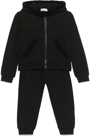 Moncler Faux-shearling-trim tracksuit
