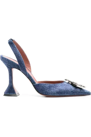 Amina Muaddi 95mm Begum slingback pumps