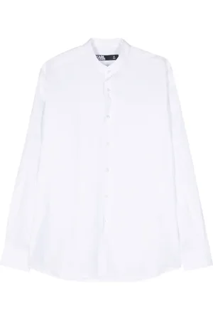 Karl Lagerfeld Slub-texture shirt
