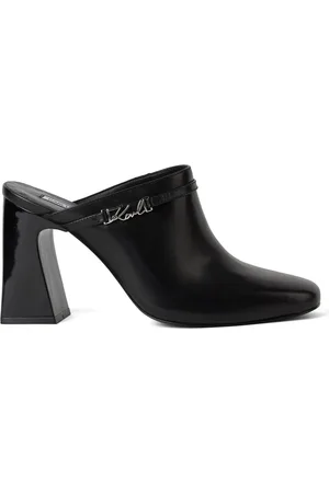 Karl Lagerfeld Astra Nova Singia Trim leather mules