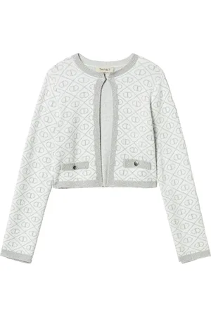 Twin-Set Jacquard knit cardigan